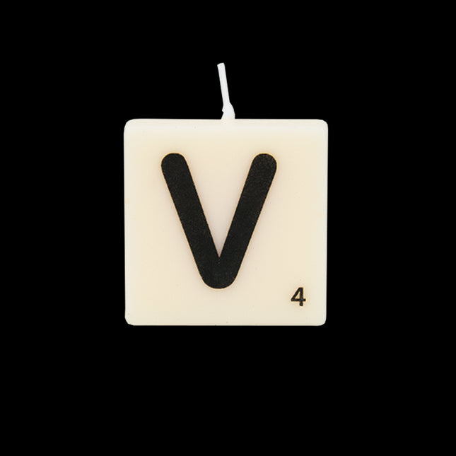The Gift Label Getallen- en letterkaarsen - V
