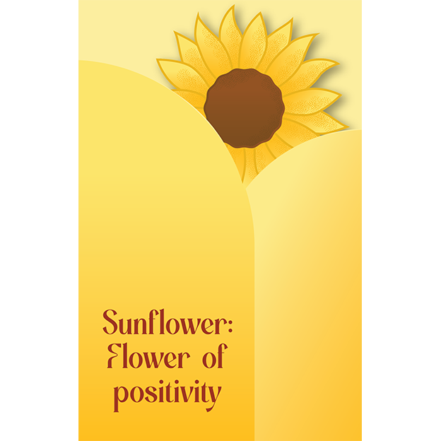 Cut-Out Cards - Sunflower - Flower Of Positivity