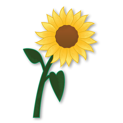 Cut-Out Cards - Sunflower - Flower Of Positivity