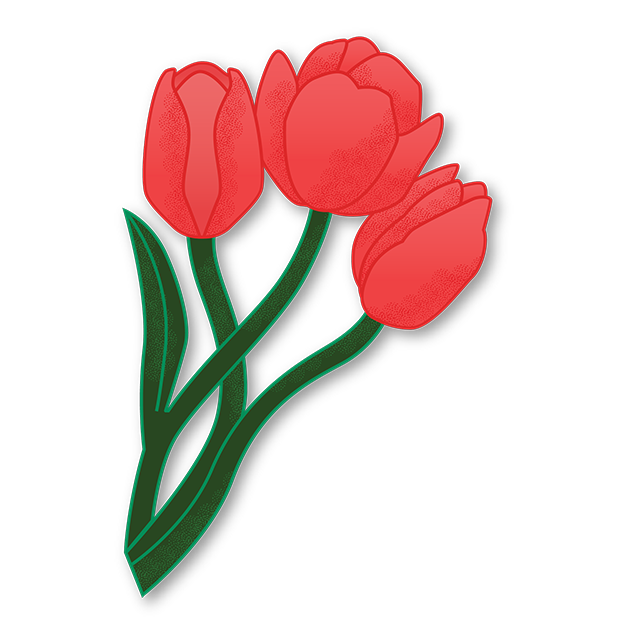 Cut-Out Cards - Tulip - Flower Of Perfect Love