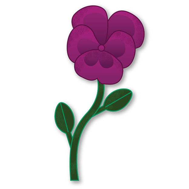 Cut-Out Cards - Pansy - Flower Of Faithfulness