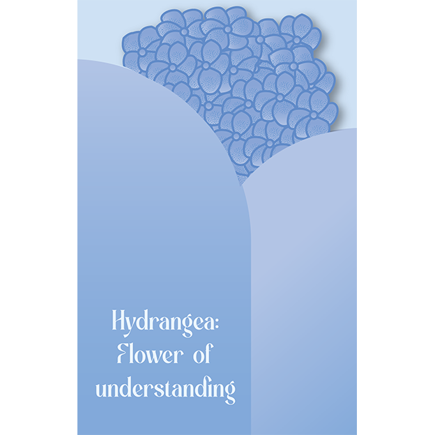 Cut-Out Cards - hydrangea - Flower Of Understanding