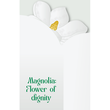 Cut-Out Cards - Magnolia - Flower Of Dignity