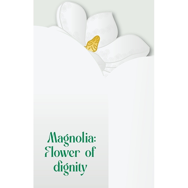 Cut-Out Cards - Magnolia - Flower Of Dignity