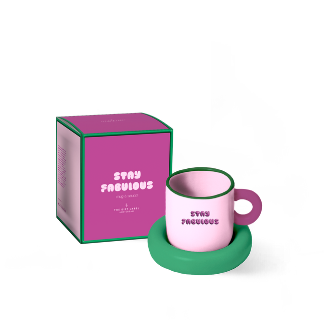 Mug & Saucer - Stay Fabulous