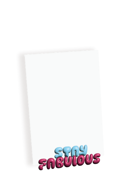 Photo holder - Stay Fabulous V2