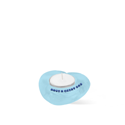 Tea Light - Blue Heart
