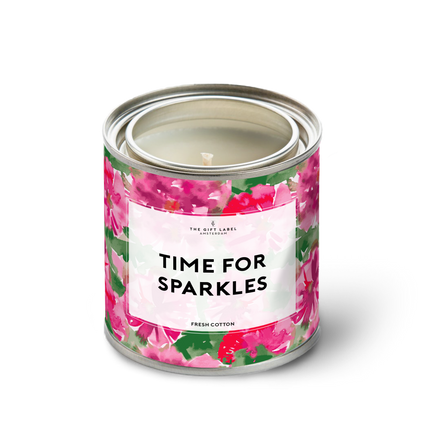 Candletin310gr - Time For Sparkles FW25 - Fresh Cotton