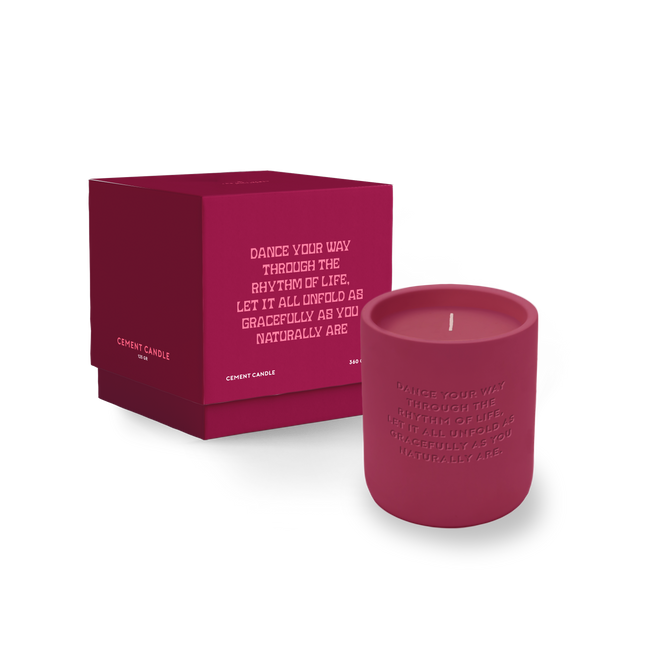 Cemented Candle 310gr - STUDIO - Dance Your Way