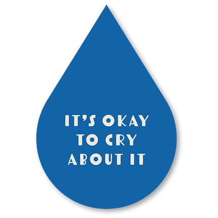 Cut-Out Cards - It's Okay To Cry About It