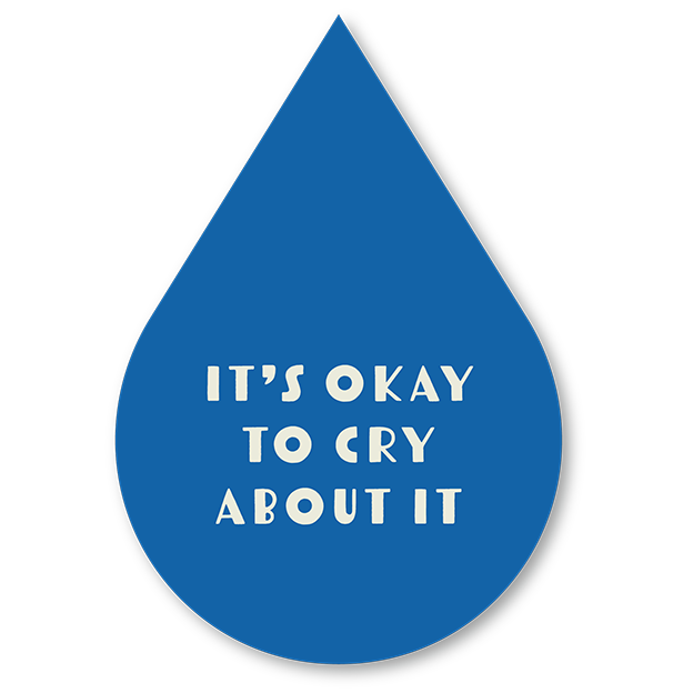 Cut-Out Cards - It's Okay To Cry About It