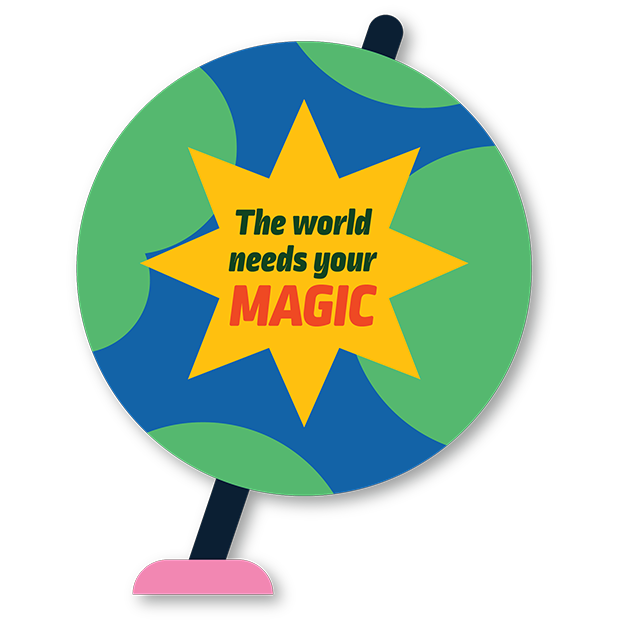 Cut-Out Cards - The World Needs Your MAGIC