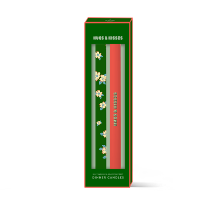 Dinner Candle - Hugs & Kisses