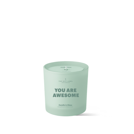 Frosted candle 170gr - STUDIO - You Are Awesome