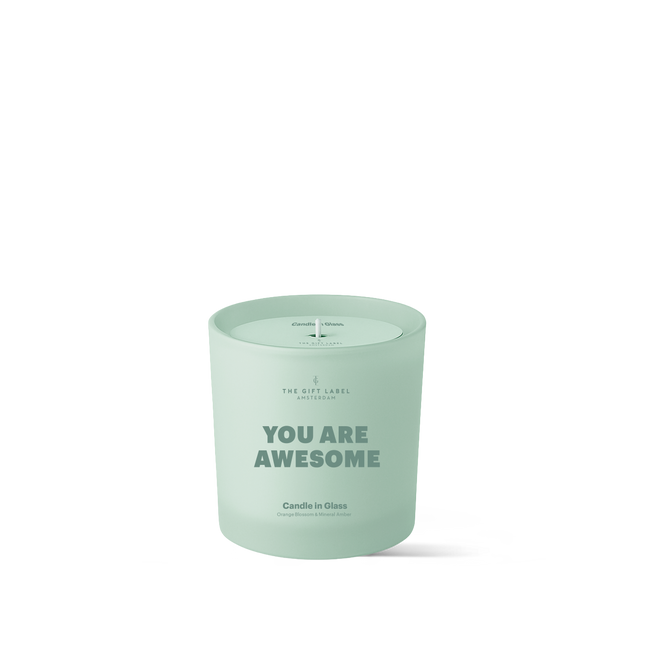 Frosted candle 170gr - STUDIO - You Are Awesome