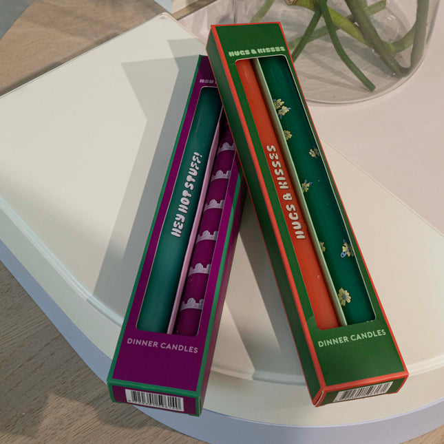 Dinner Candle - Hugs & Kisses