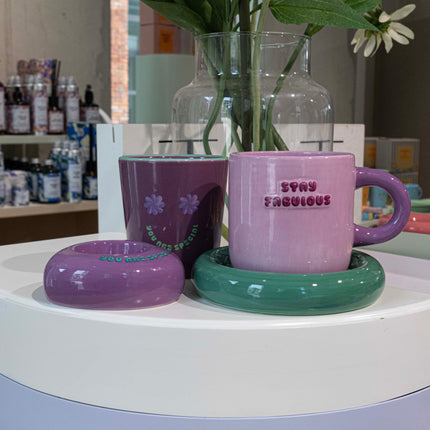 Mug &amp; Saucer - Stay Fabulous