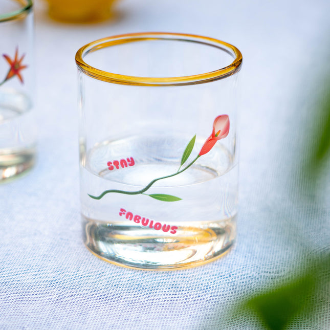 Water Glass - Stay Fabulous