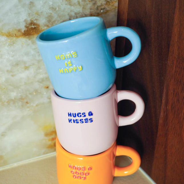 Mug & Saucer - Home Is Happy
