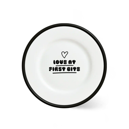 Plate - Black Heart