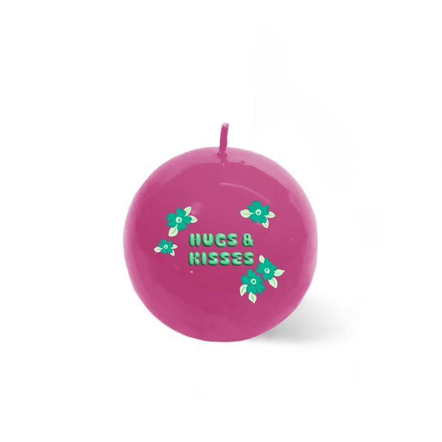 Solid Bubble Candle - Hugs & Kisses