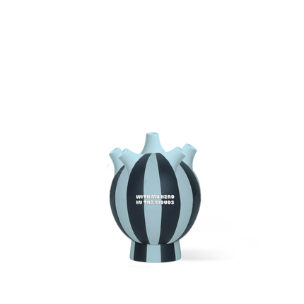 Vase - Blue stripes