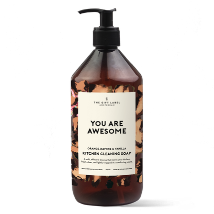 Kitchen Cleaning Soap 1000ml - SS26- You Are Awesome