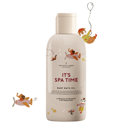The Gift Label Baby badolie - It is spa time