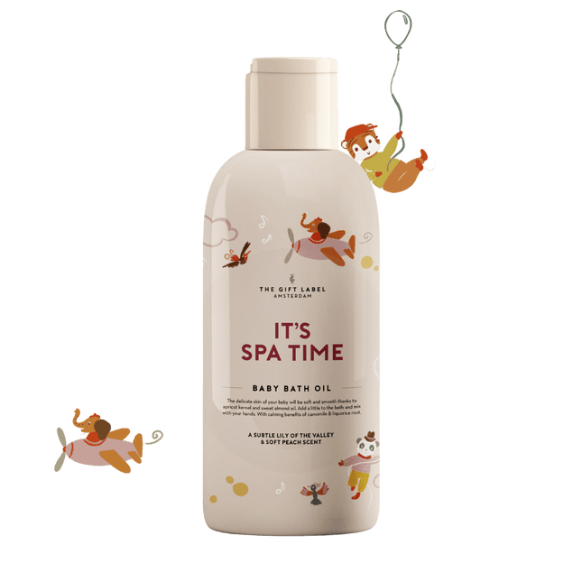The Gift Label Baby badolie - It is spa time