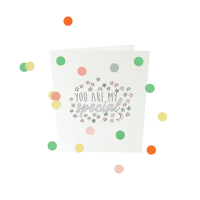 The Gift Label Baby confettikaart - You are my special