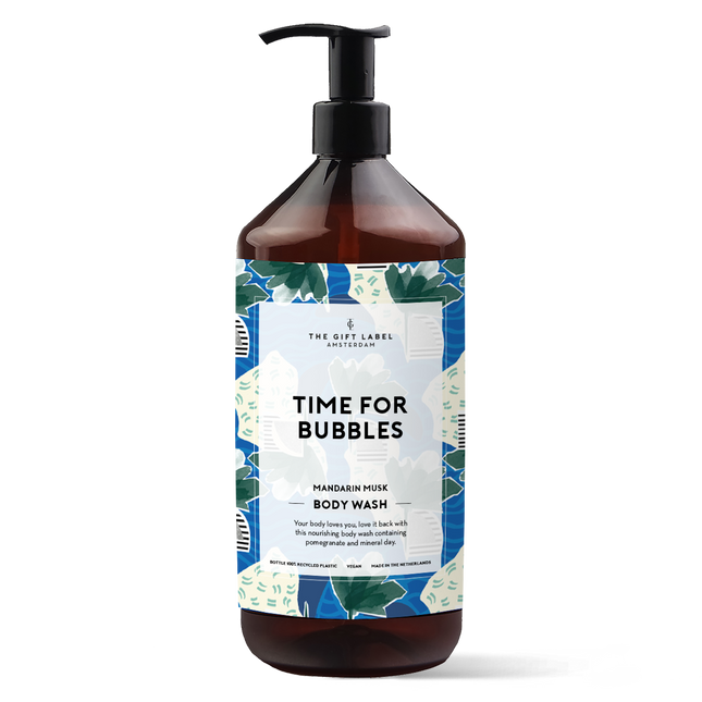 The Gift Label Body Wash 1000ml V2 - Time For Bubbles SS25