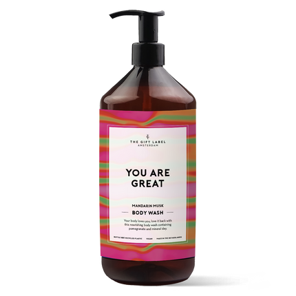 The Gift Label Body Wash 1000ml V2 - You Are Great SS25