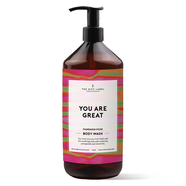 The Gift Label Body Wash 1000ml V2 - You Are Great SS25