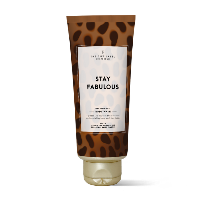 The Gift Label Body Wash Tube 200ml V2 - Stay Fabulous