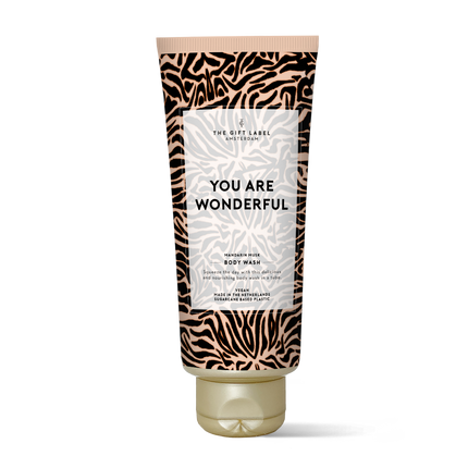 The Gift Label Body Wash Tube 200ml V2 - You Are Wonderful