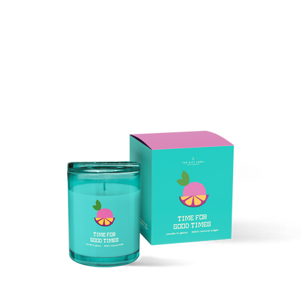 The Gift Label Candle 200gr - Time For Good Times - Naturals SS25