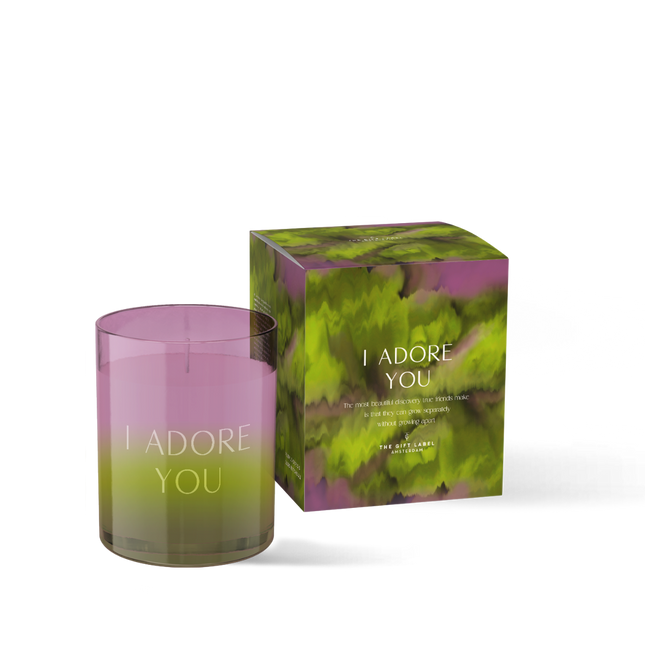The Gift Label Candle Small 125gr - HIW - I Adore You FW24