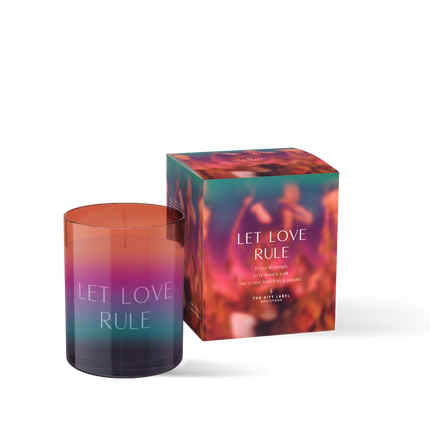 The Gift Label Candle Small 125gr - HIW - Let Love Rule FW24