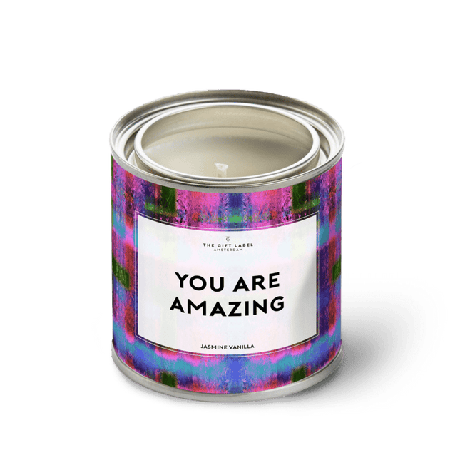 The Gift Label Candletin310gr - You Are Amazing FW24 - Jasmine Vanilla