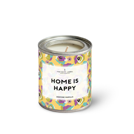 The Gift Label Candletin90gr -Home is Happy SS25 - Jasmine Vanilla