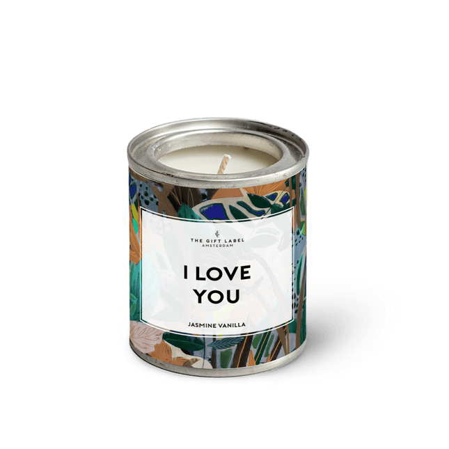 The Gift Label Candletin90gr - I Love You FW24 - Jasmine Vanilla