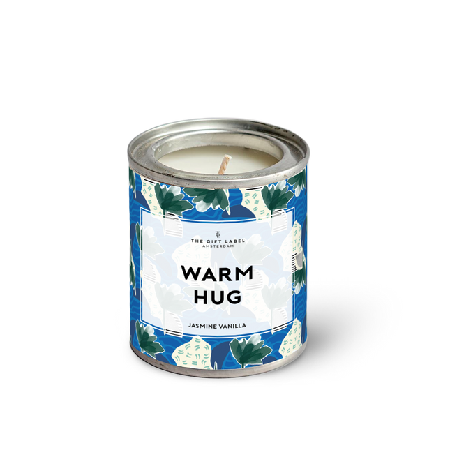 The Gift Label Candletin90gr - Warm Hug SS25 - Jasmine Vanilla