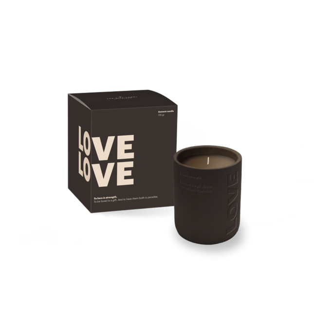 The Gift Label Cemented Candle 170gr - STUDIO - LOVE