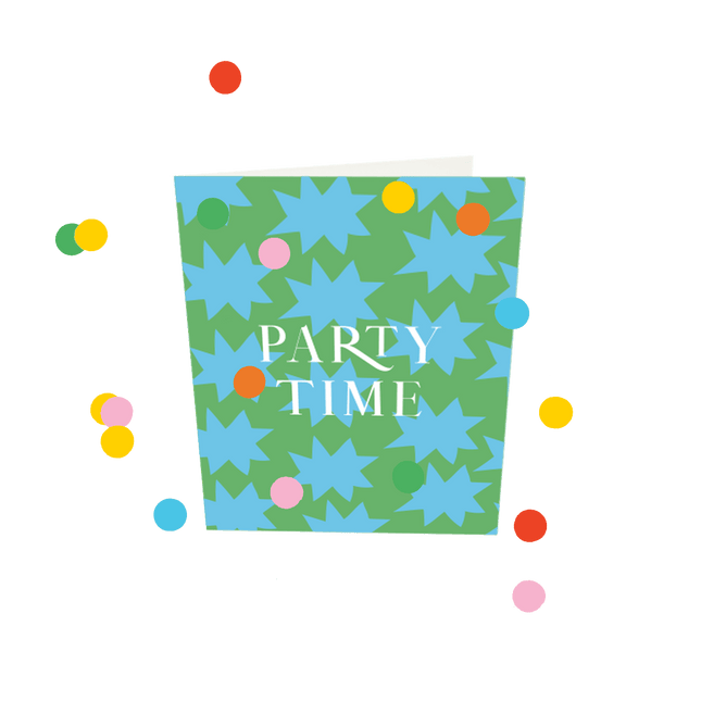 The Gift Label Confetti Cards - Party Time V3
