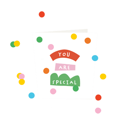 The Gift Label Confetti Cards - You Are Special V3
