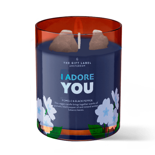 The Gift Label Crystal Candle 175gr - I Adore You FW24
