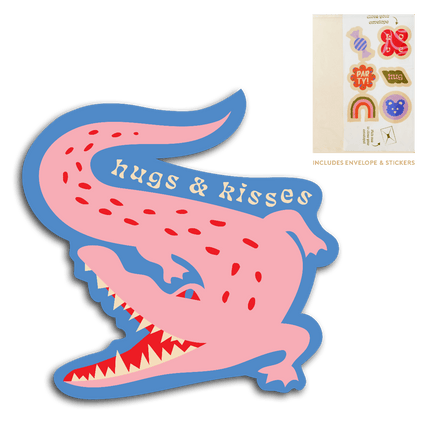 The Gift Label Cut-Out Cards - Hugs and kisses