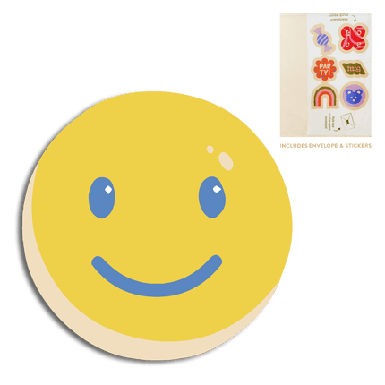 The Gift Label Cut-Out Cards - Smiley