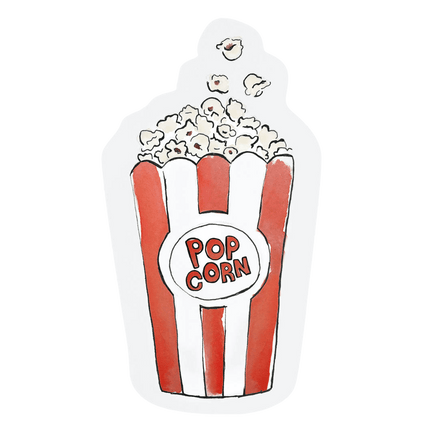 The Gift Label Cut-out kaart - Popcorn