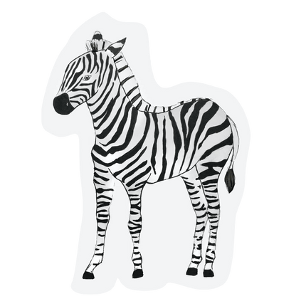 The Gift Label Cut-out kaart - Zebra